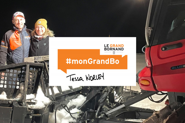 #mongrandbo avec Tessa Worley : rencontre avec les dameurs