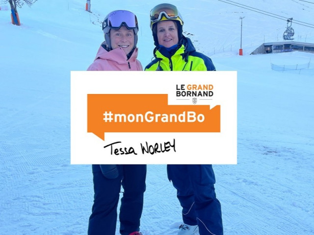 #mongrandbo avec Tessa Worley : rencontre avec les pisteurs