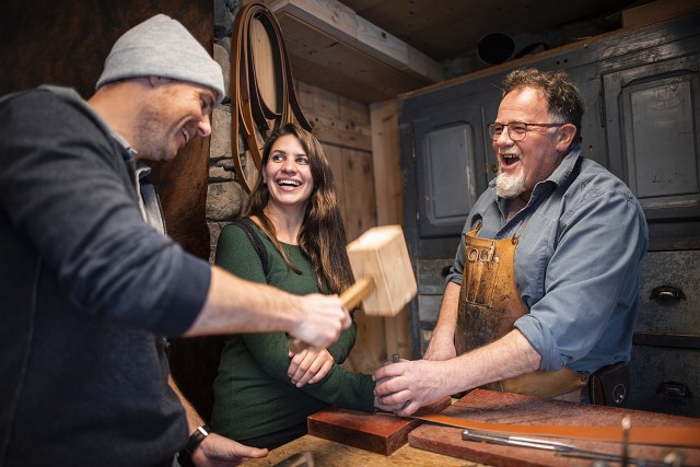 rencontre artisans - visiteurs Le Grand-Bornand