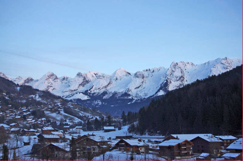 Vue depuis l'appartement hiver/View from the apartment winter-Danay n°33-Le Grand-Bornand
