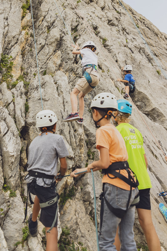 Stage d'escalade au Grand-Bornand pour les 8-12 ans
