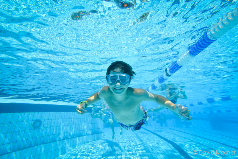 Cours de natation au Grand-Bornand