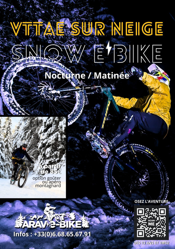 Chinaill'e-Bike : Rando Sportive en VTTAE sur neige