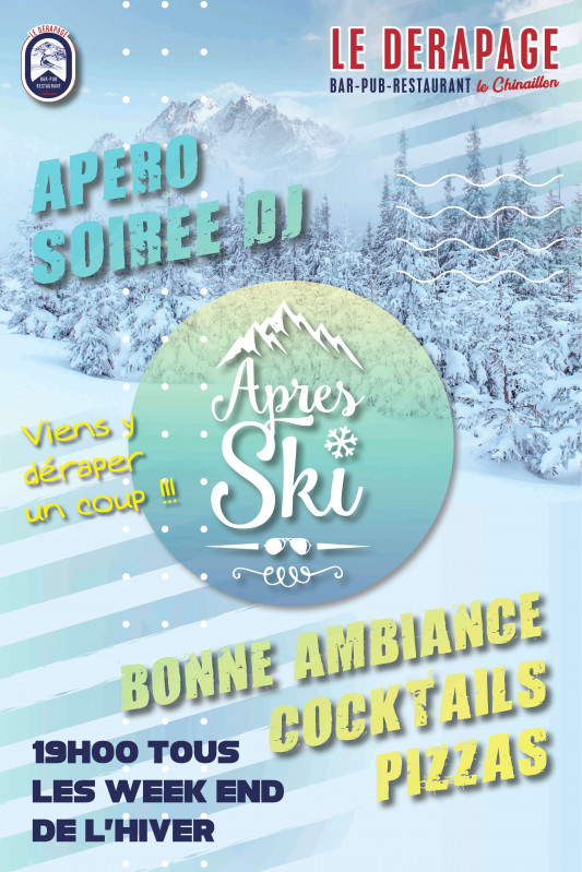 affiche apero dj derapage