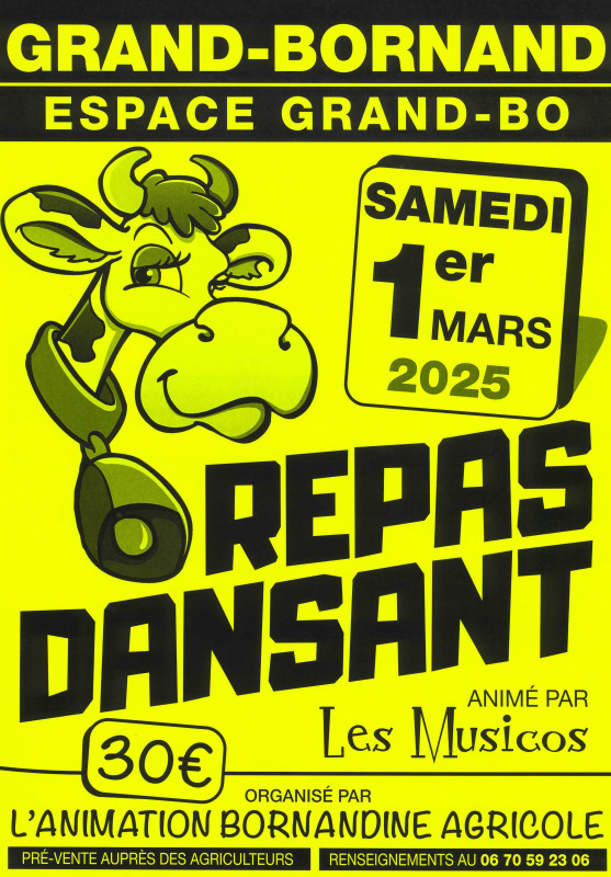 Repas dansant à l'Espace Grand-Bo