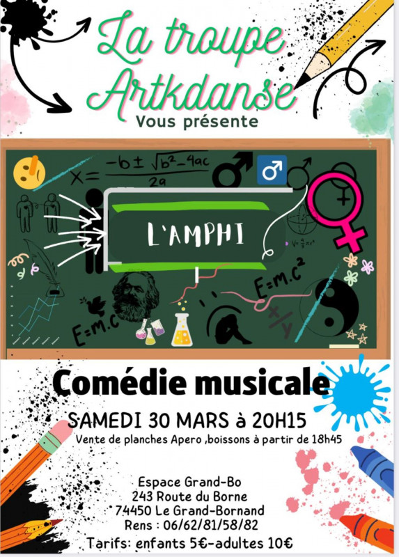Affiche L'Amphi troupe Artkdanse