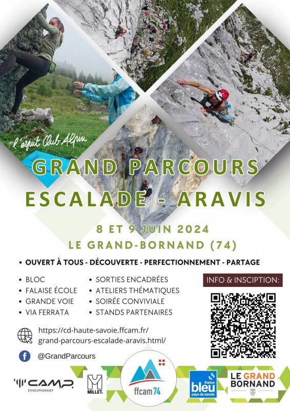 Affiche Grand Parcours escalade