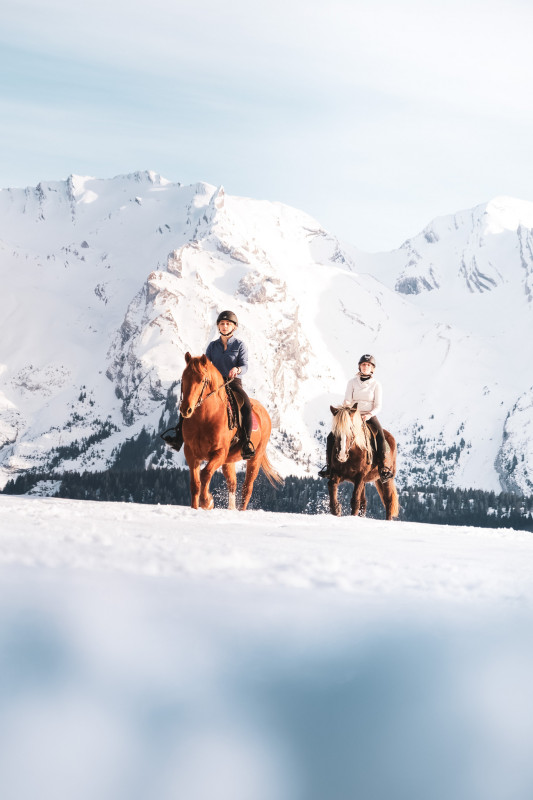 Balade à poney au Grand-Bornand