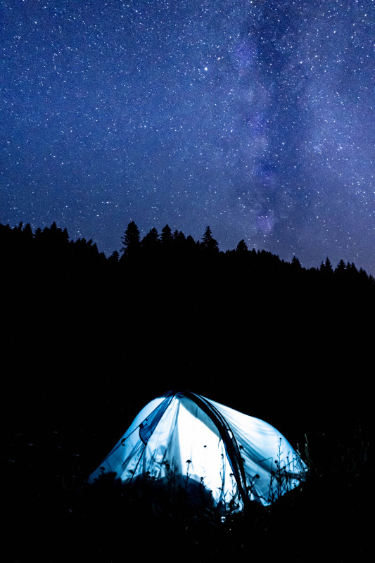 Bivouac près des étoiles