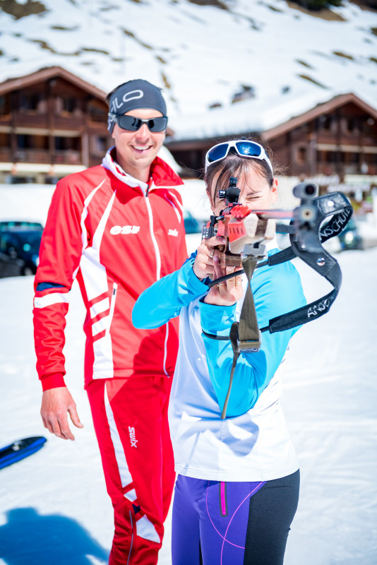 Biathlon cours privé moniteur
