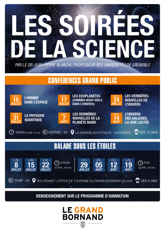 Affiche Les Soirées de la Science