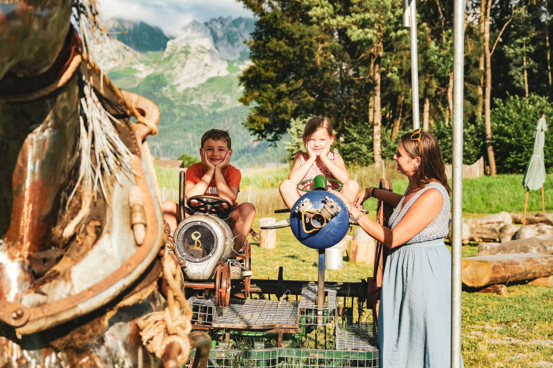 Playful stay:  access to playgroung space La Source_Le Grand-Bornand