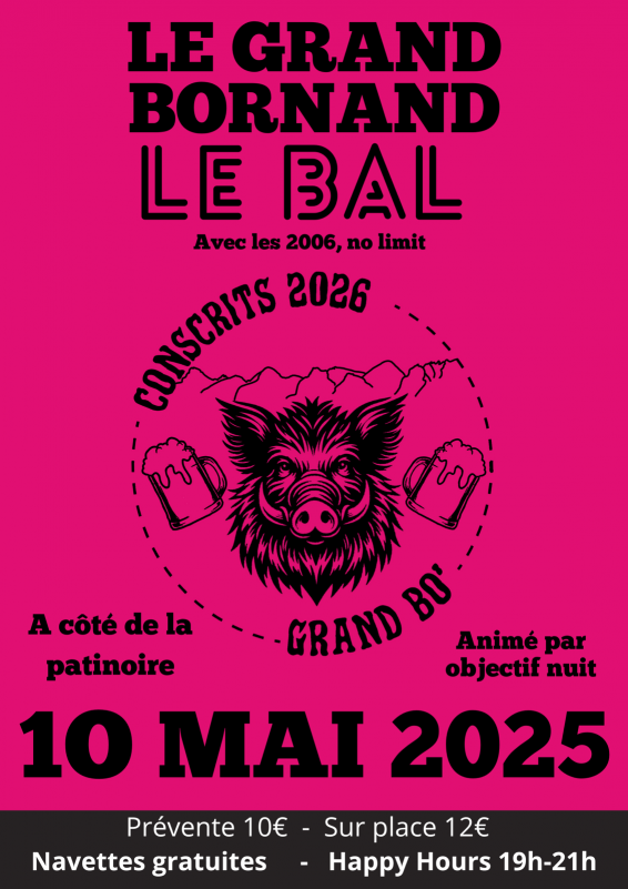 Affiche bal des conscrits 2026