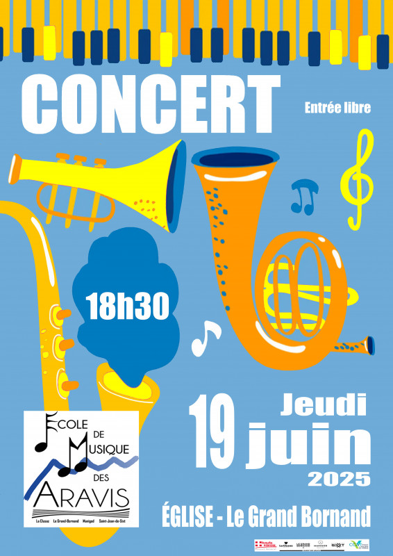 Affiche du concert