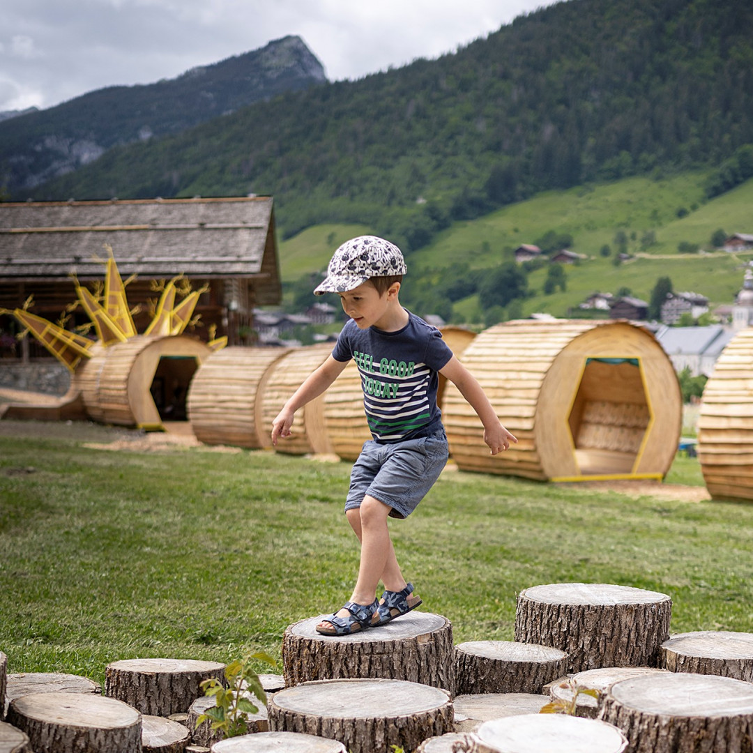 parc-jeux-La-Source-Grand-Bornand - © T.Vattard