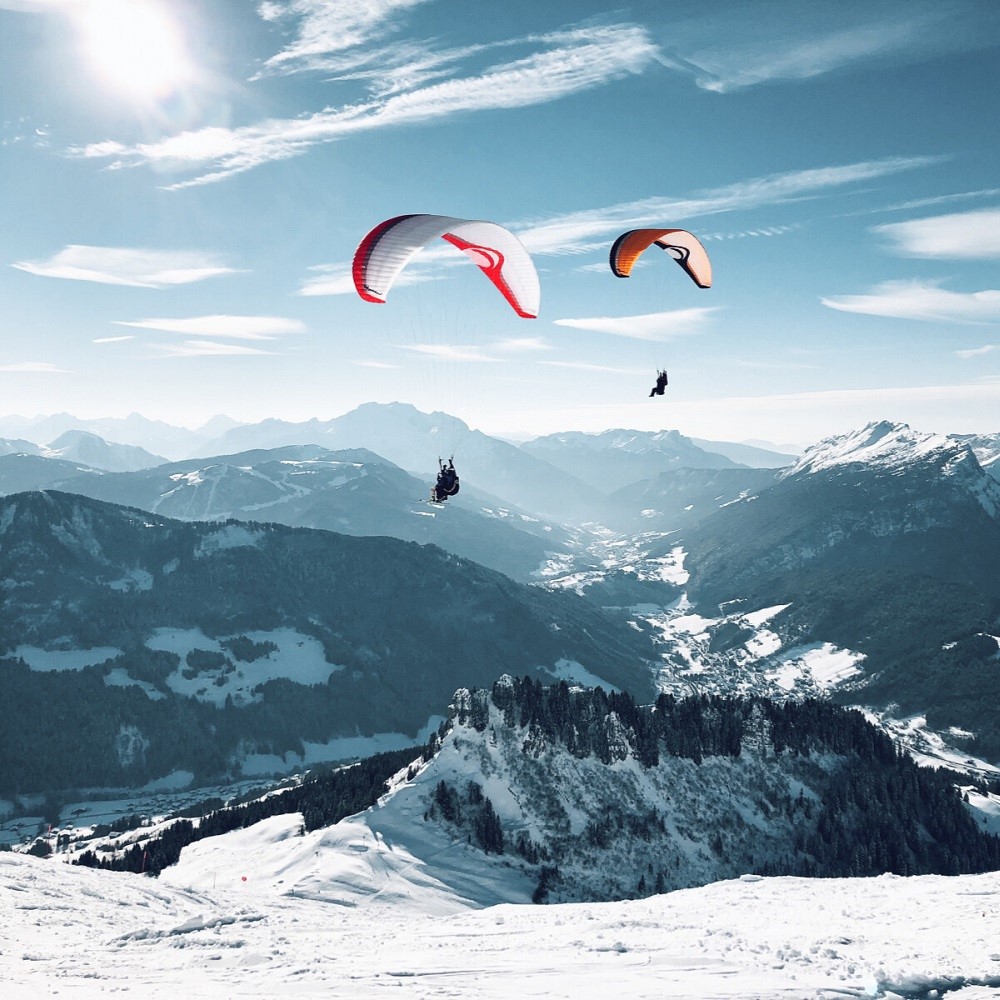 Parapente au Grand-Bornand - © T.Debornes