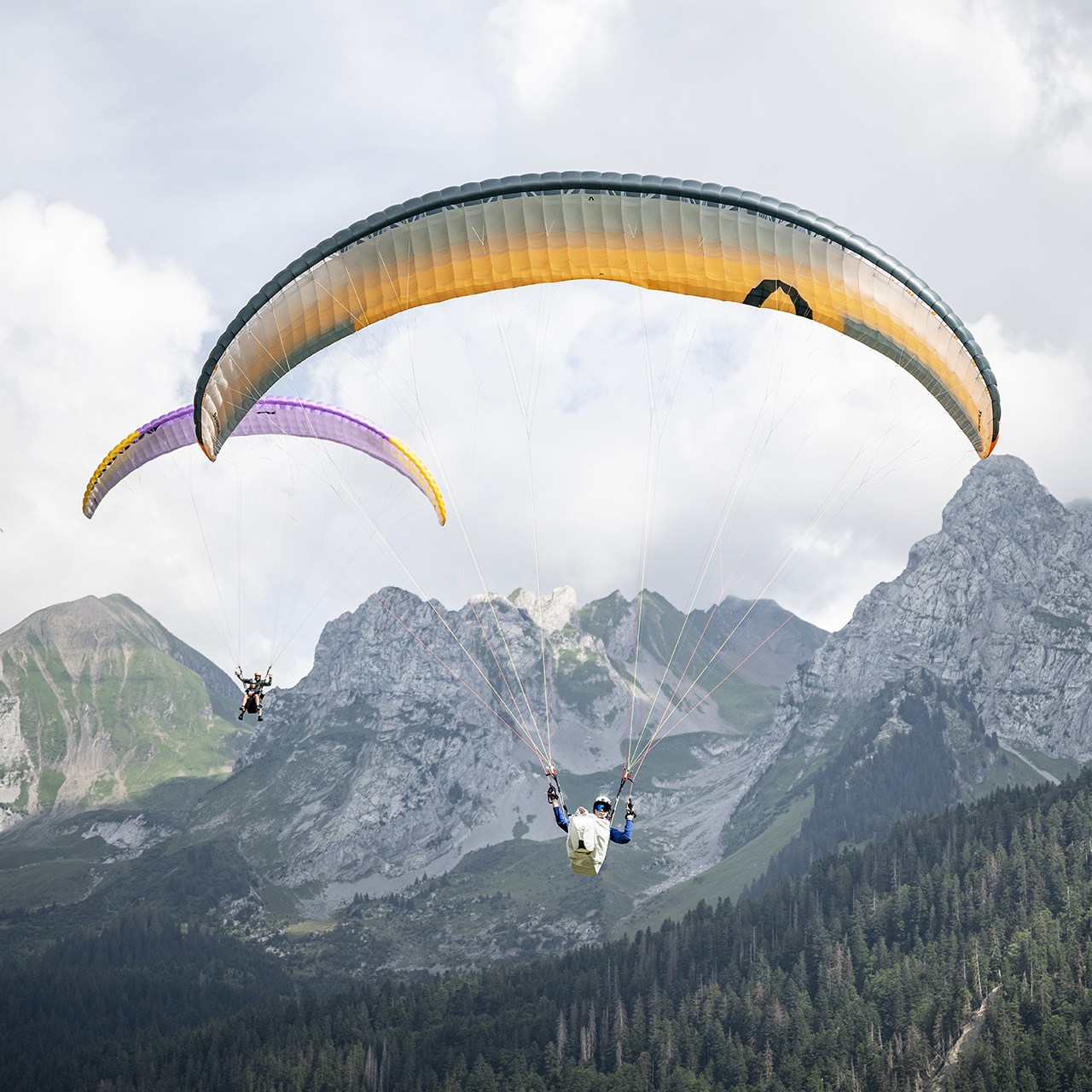 Parapente été - Le Grand-Bornand - © T.Vattard