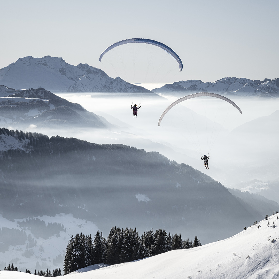 parapente-le-grand-bornand-tourisme - © T.Vattard