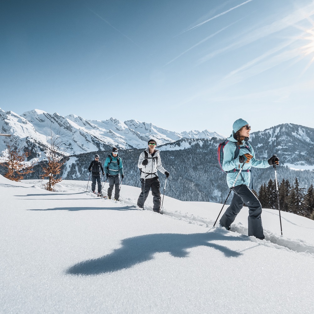 Raquettes au Grand-Bornand - © C.Hudry