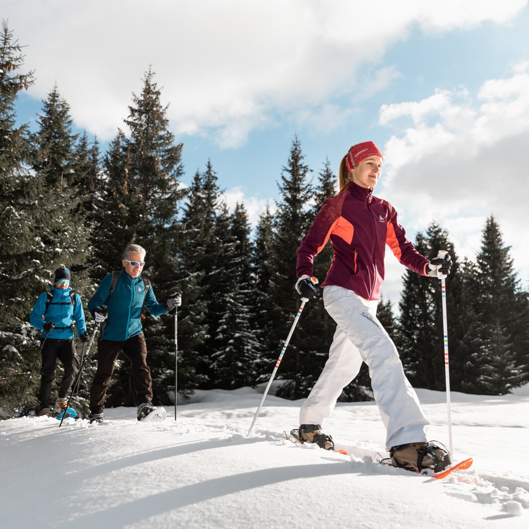 Raquettes au Grand-Bornand - © C.Hudry