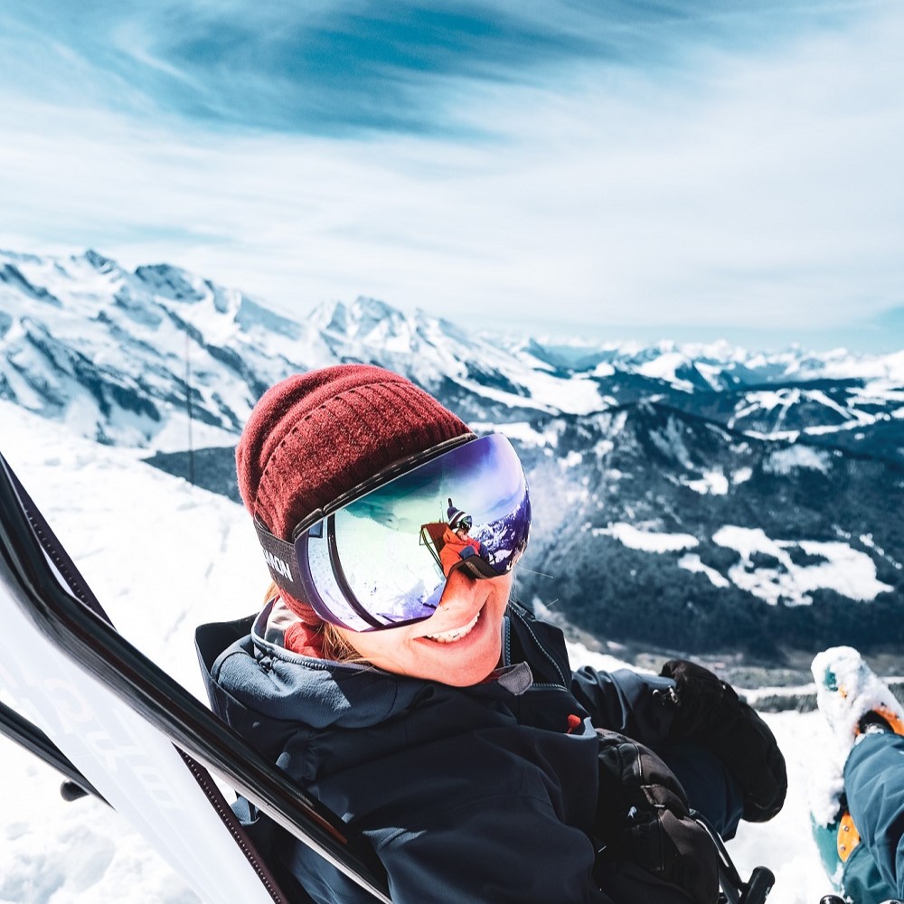 Ski contemplatif au Grand-Bornand - © P.Guilbaud