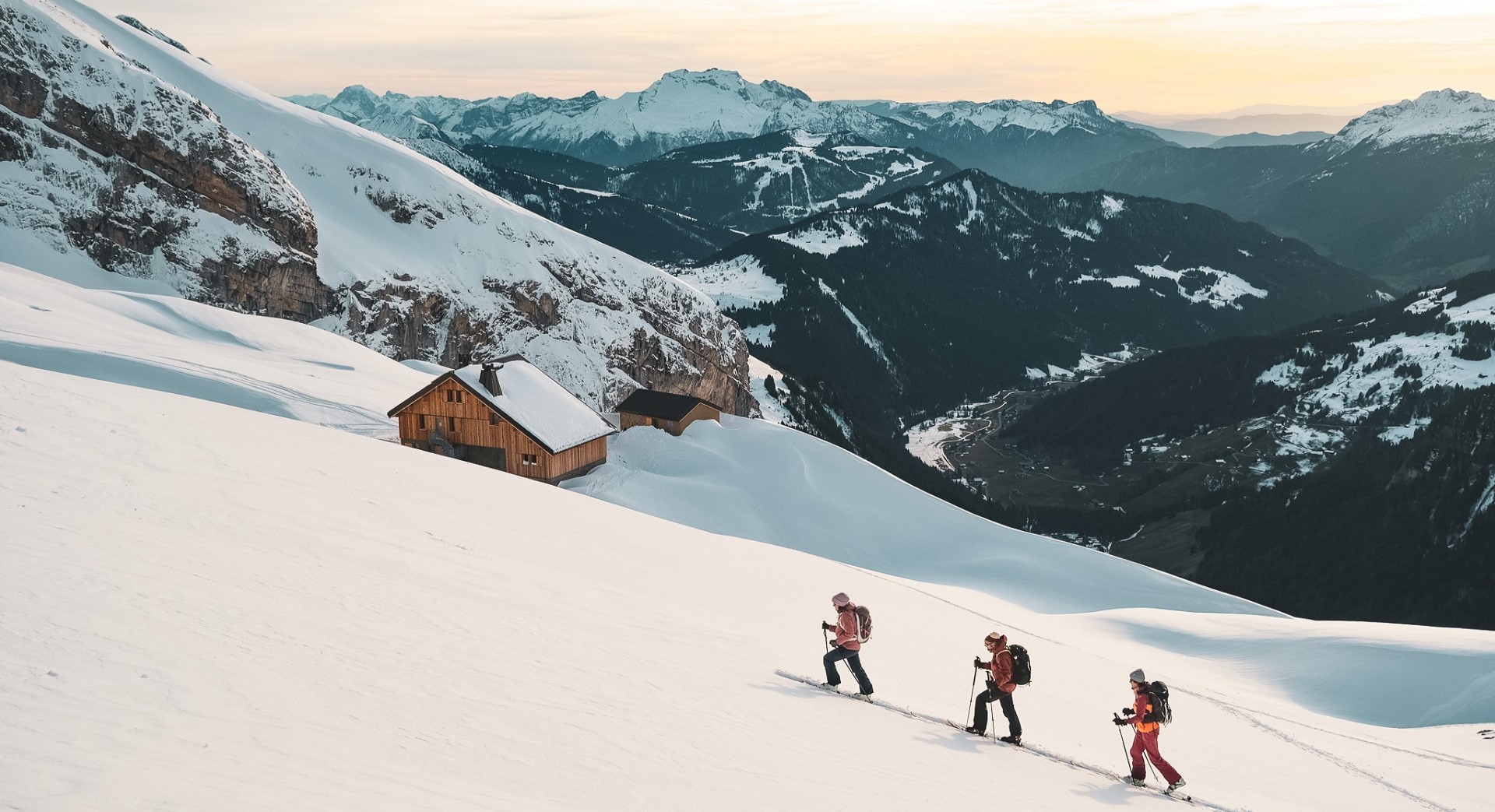 Ski de randonnée au refuge Gramusset - © P.Guilbaud