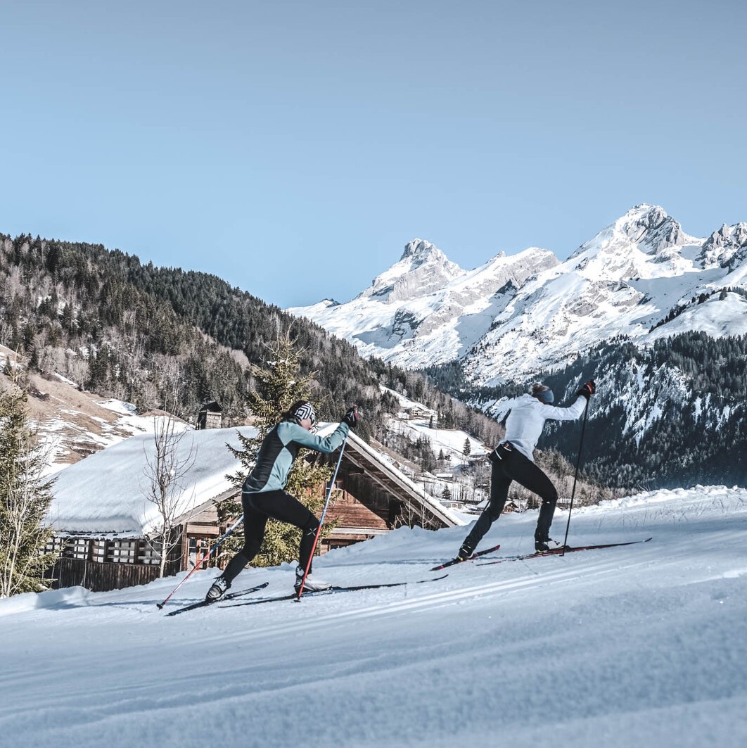 Ski nordique au Grand-Bornand - © C.Chabod