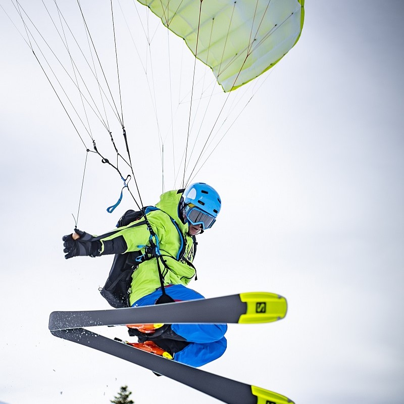 Speed-riding au Grand-Bornand - © T.Vattard