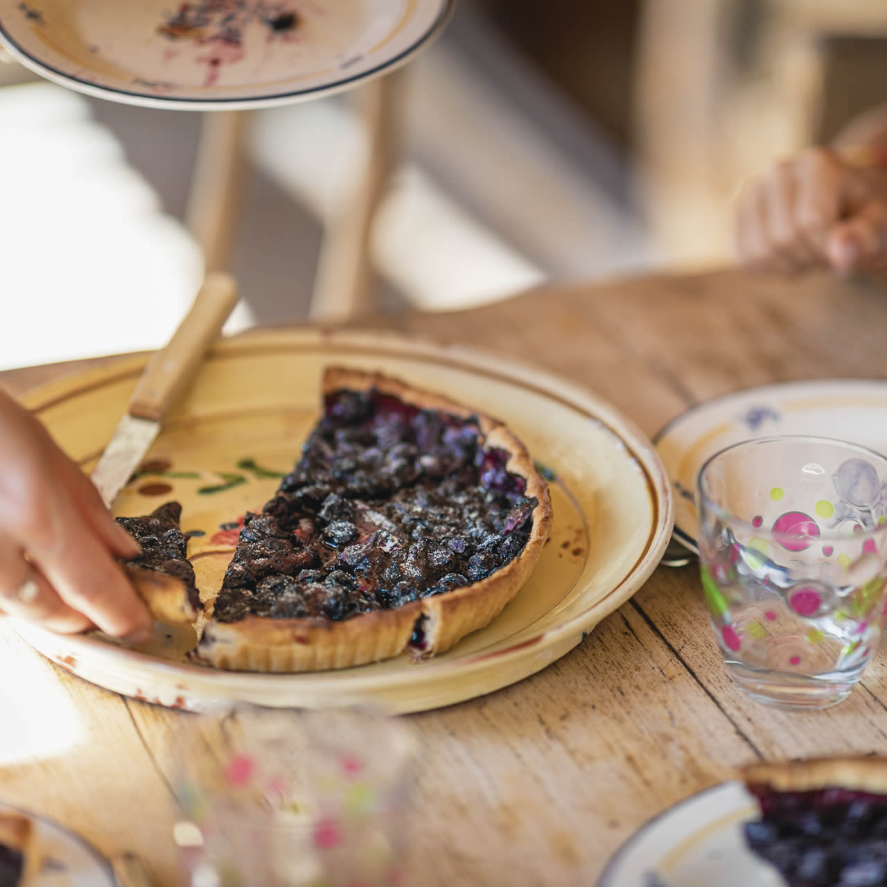 Tarte aux myrtilles des Aravis - © © C. Cattin - Alpcat Médias