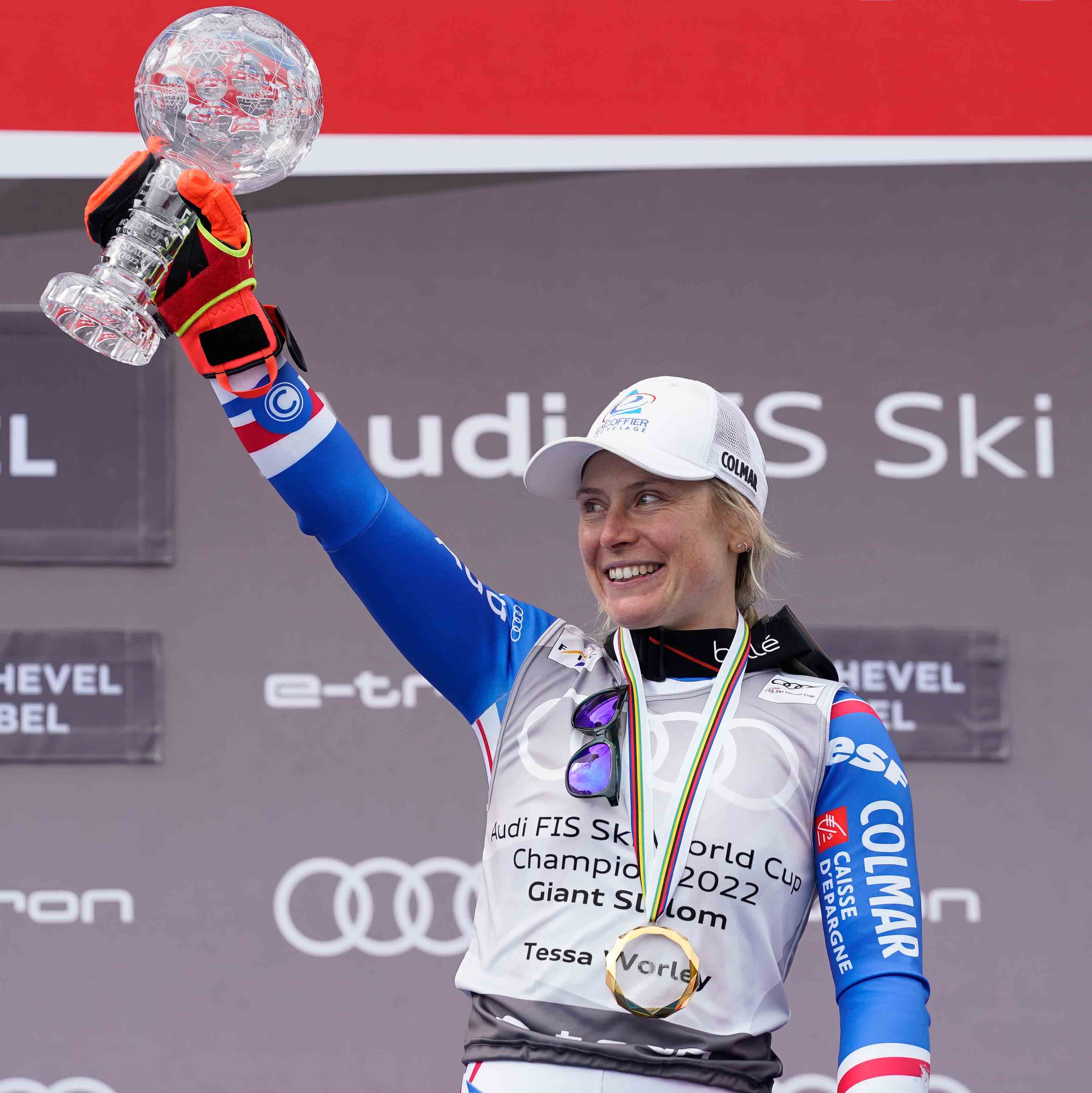 Tessa Worley remporte le Globe de cristal en Géant ! - © Agence Zoom