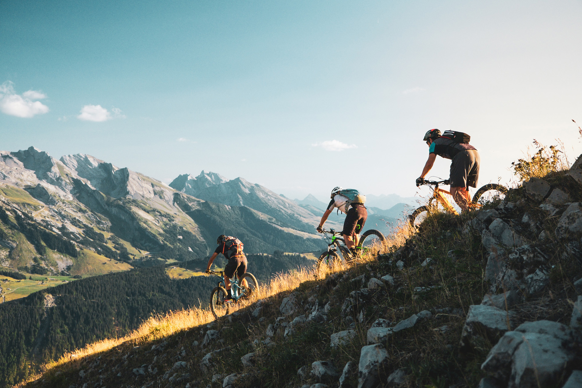 VTT sportif - Le Grand-Bornand - © P.Guilbaud