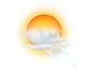 Ciel variable, pluies faibles